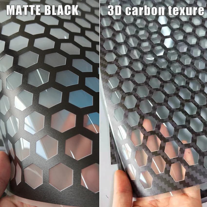 Car Rear Tail Light Lamp Honeycomb Stickers Type Auto Decal Fog Light Smoke Films Decoration Wrap Decal Car Exterior Accessories