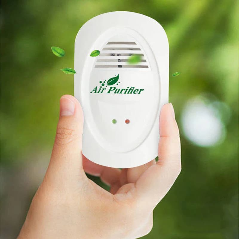 A62X Mini purificatore d'aria collegabile L'aria da parete per piccole stanze rinfresca riduce gli odori dagli animali domestici, ioni negativi per l'ufficio domestico Spina americana
