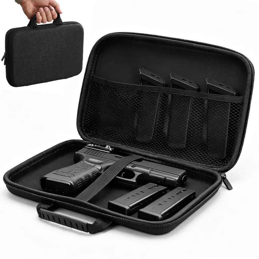 Pistol Gun Storage Bag Concealed Carry Gun Storage Pouch Soft Pistol Case Gun Carrying Bag Handgun Protection Box