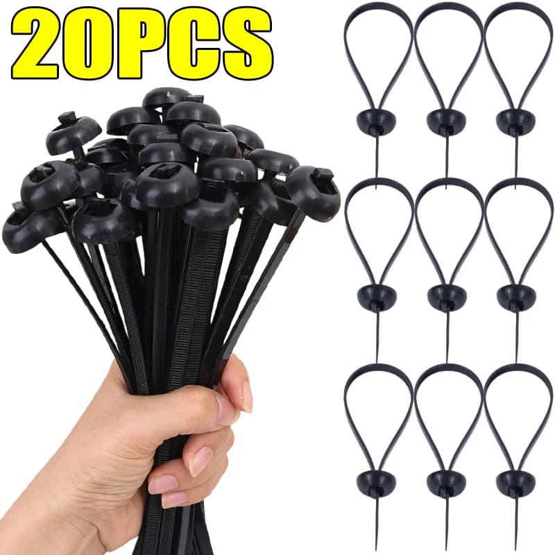 Fascette stringicavo universali in nylon multiuso, autobloccanti, con fibbia, per ricambi auto, strumenti di montaggio per veicoli, 10-20 pz