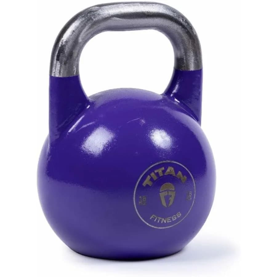 Kettlebell from Competition Monobloc with KG Markings for Full Body Training