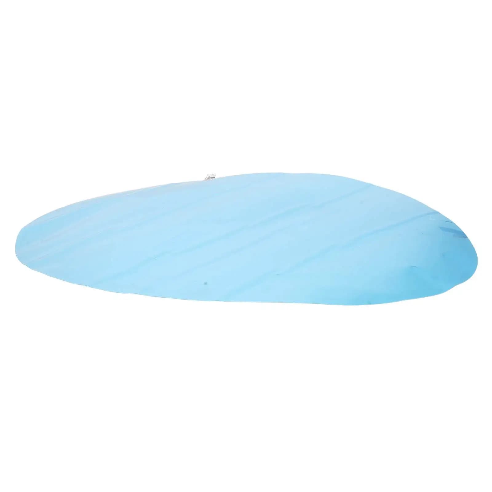 Bathroom Anti-Fog Mirror Waterproof Film 5.91 Inch Round Protective Sticker Shower Room Mirror Defogging Sheet Reusable