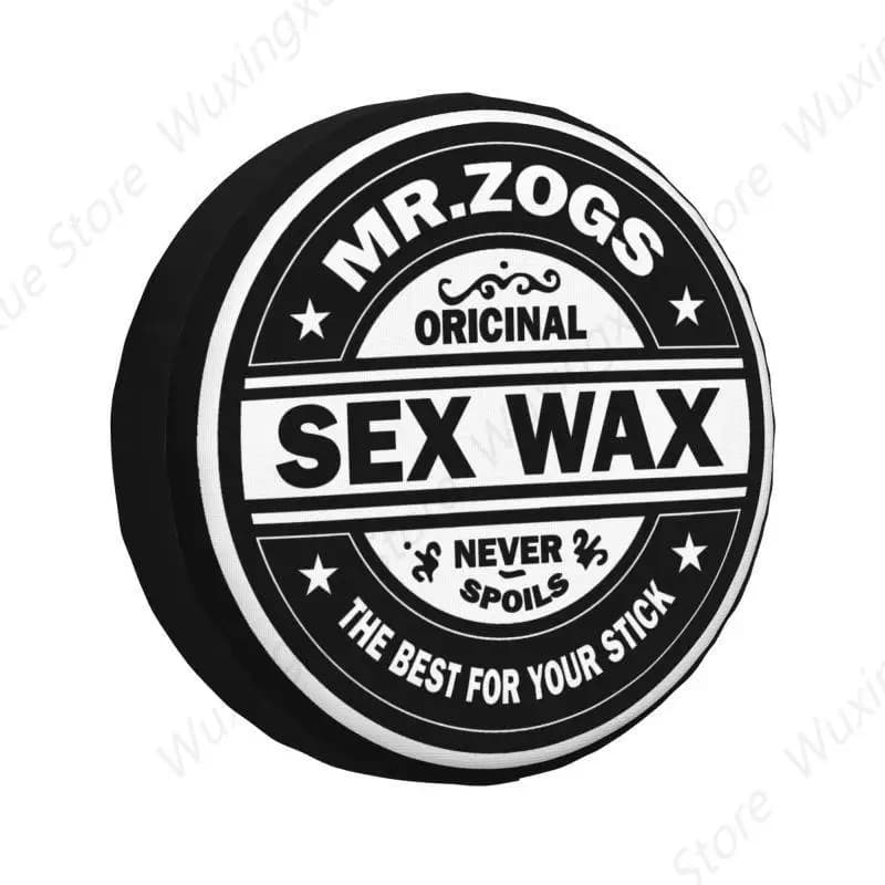 Mr Zogs Surf Sex Wax Copertura per ruota di scorta per Mitsubishi Pajero Jeep RV SUV 4WD 4x4 Surf Surf Regalo Coperture protettive per ruote per auto