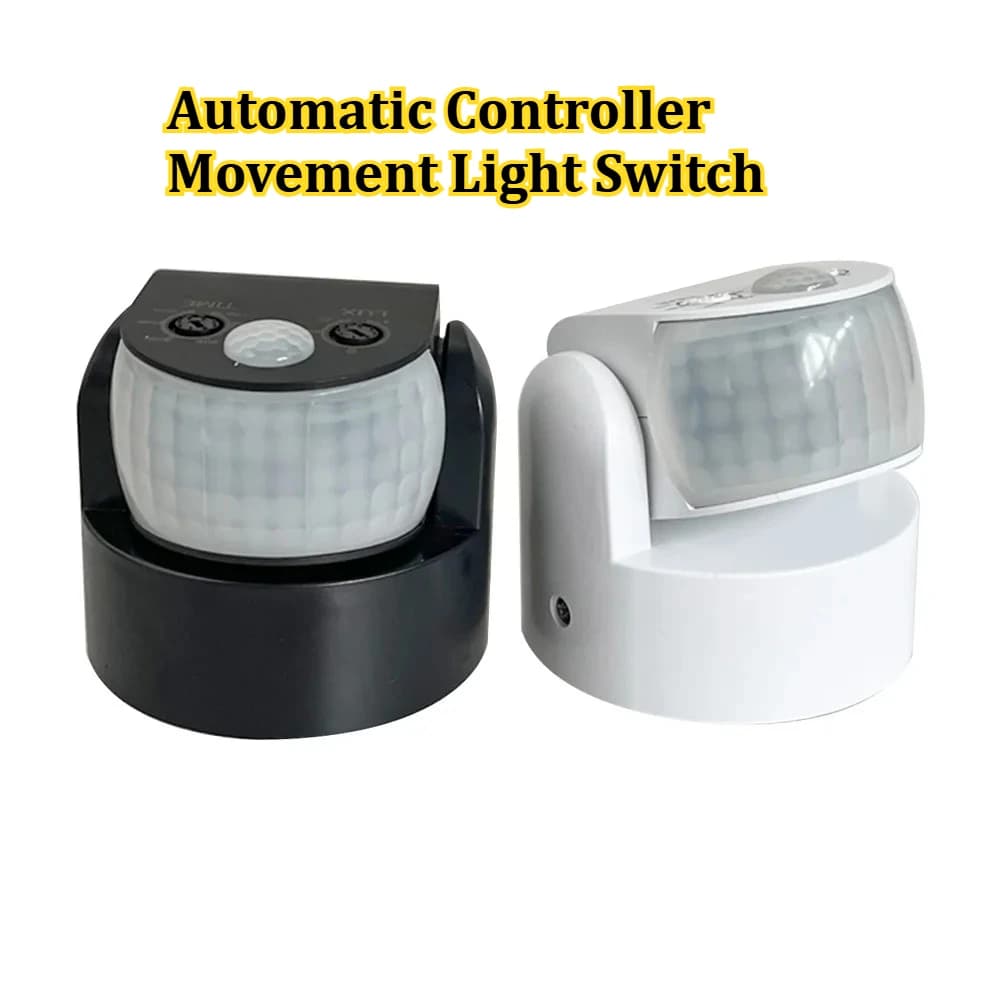 Interruttore della luce di movimento del controller automatico AC 220V-240V Doppia sonda a induzione PIR Rivelatore del sensore di movimento a infrarossi Esterno IP65
