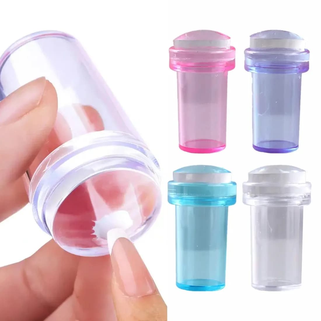 Set di strumenti per la trasferimento della manicure francese, stampa e raschietto inclusi, accessori inodore per lo stampaggio delle unghie per il design quotidiano delle unghie