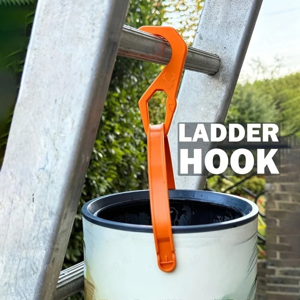 Ladder Mounted Tool Hook Household Convenient For Wall Ceiling Roof Repair Durable Sturdy Premium Easy Work Organizer