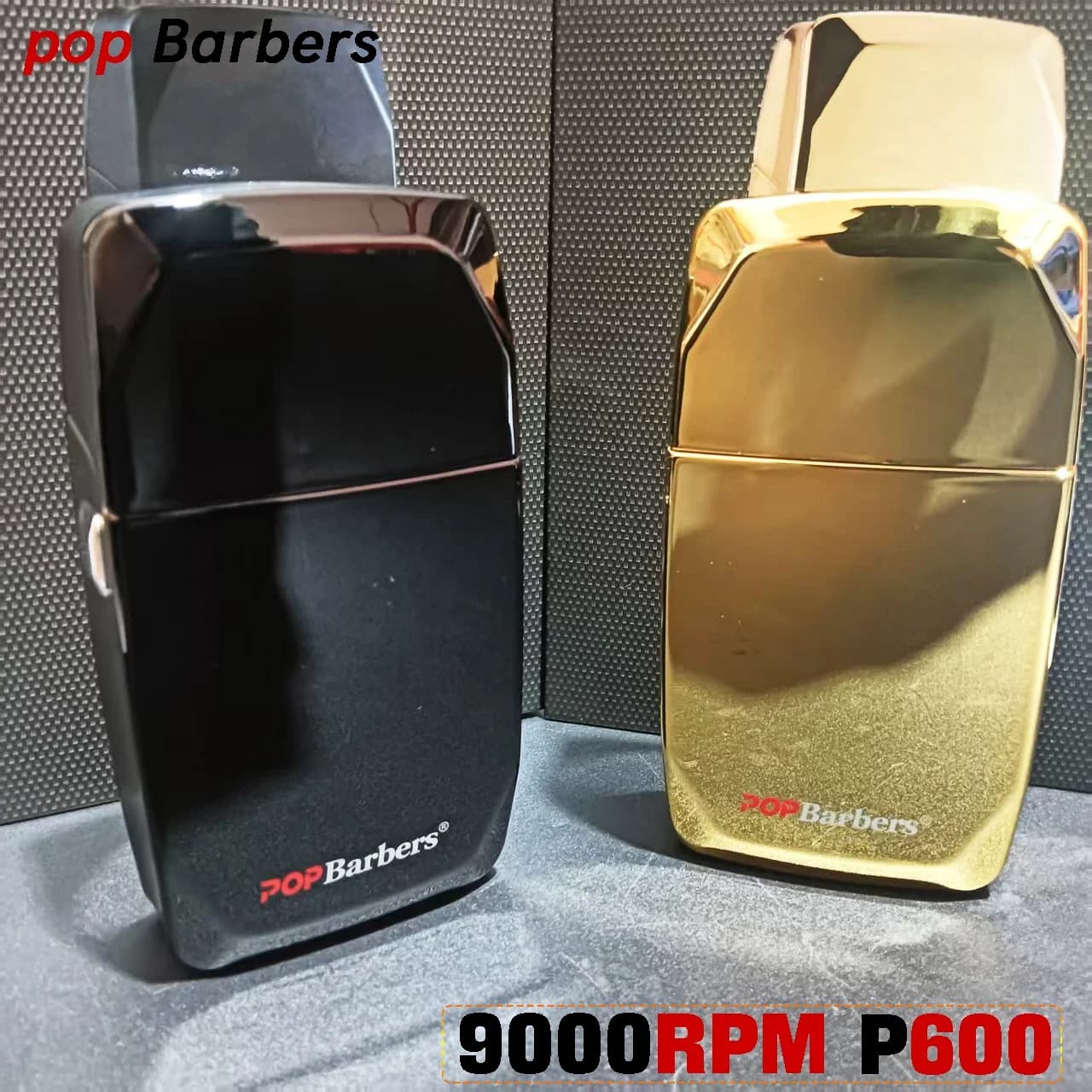 Popbarbers P600 Professional Rulebarba 8800 RPM, Home Electric Razor at Low Noise for Men, Professional Razor