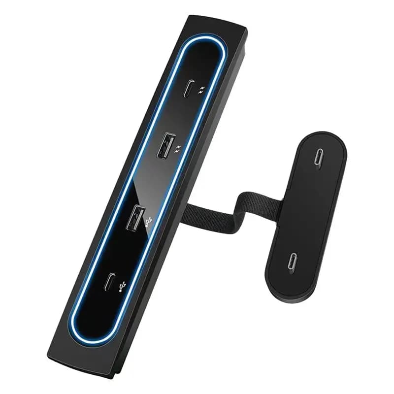 Hub USB con Connessione Stabile, Splitter e Estensore, Accessori per Auto Tesla Model3 Y