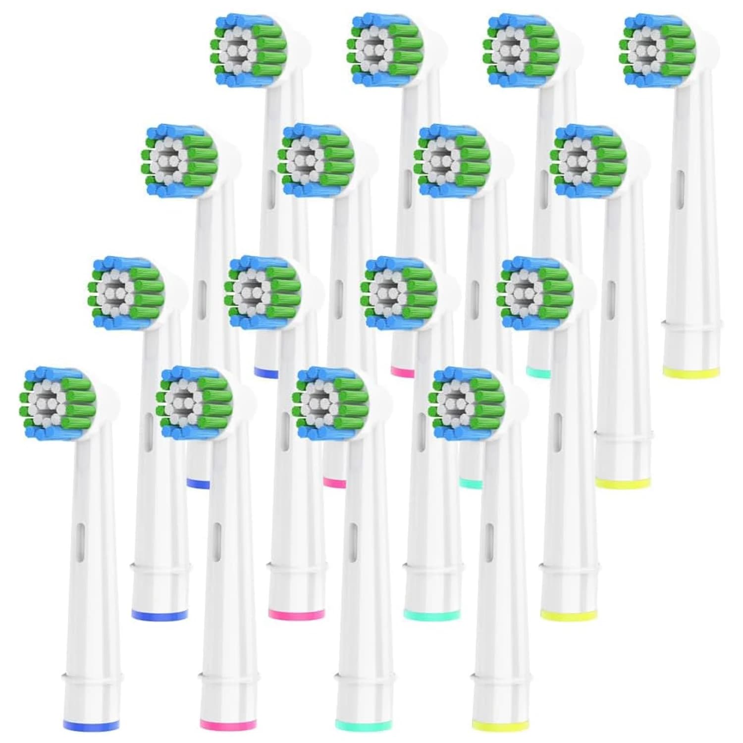 4/816-piece precision spare heads compatible with Braun Oral B electric toothbrush, deep and precise cleaning