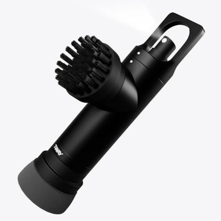 Spazzola per la pulizia delle mazze da golf con flacone spray e spugna - Pulisce mazze da golf, palline da golf e scarpe tutto in un goffo solo - Resistente - Golf