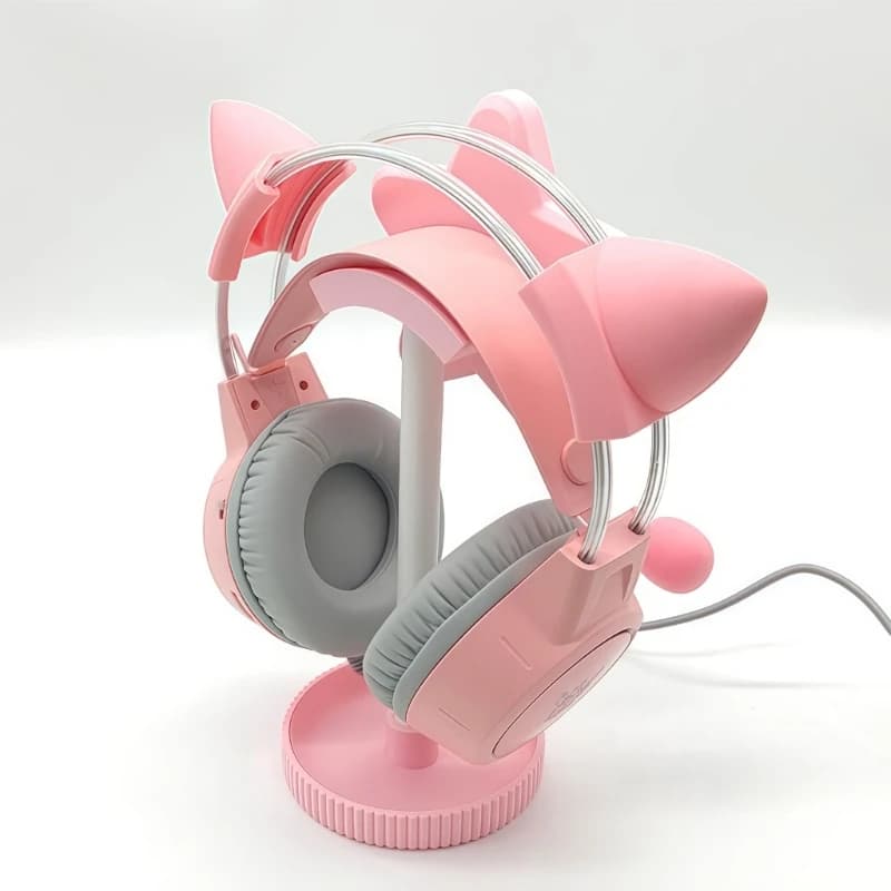 Headphone Storage Stand for Desks with Star-Shaped Display, Decorative Holder for Home Office and Dorm Desk Use F19E