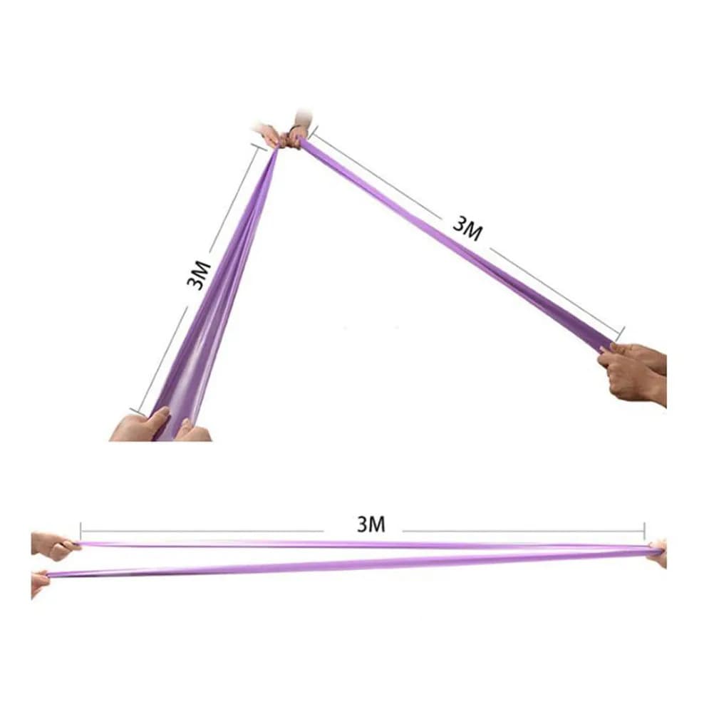 Set of 5 Stages for Yoga, Resistance Bands for Abduction Training, Side Passes and Deep Pose, Portals