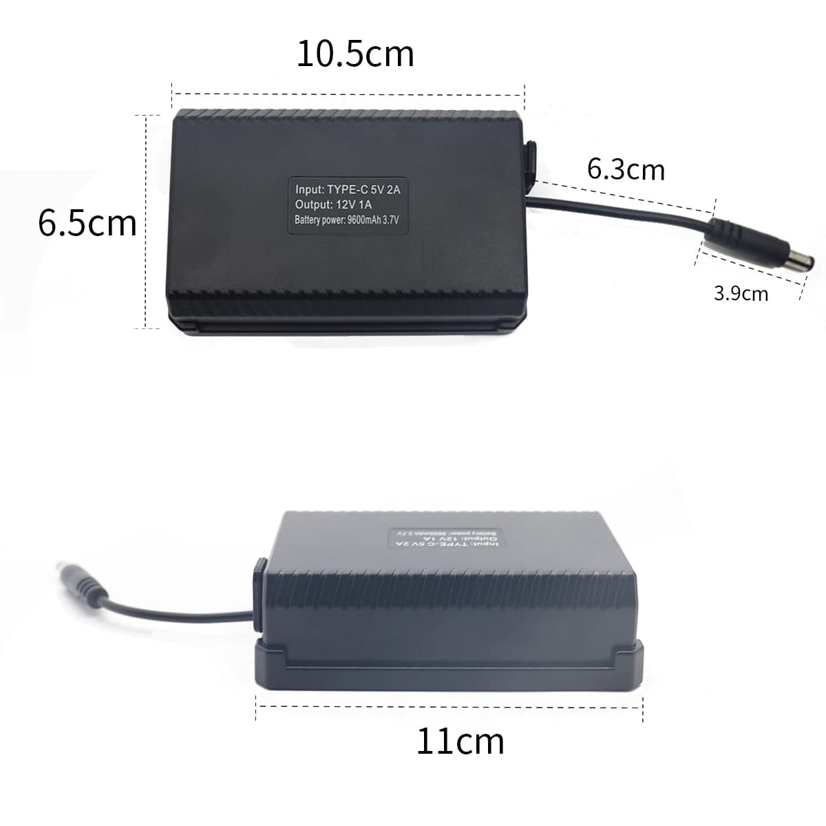 Accumulatori e caricabatterie di riserva mobile DC 12V Alimentazione 9600mA Batterie magnetiche agli ioni di litio impermeabili per monitor per telecamera per camion carrelli elevatori per auto senza fili