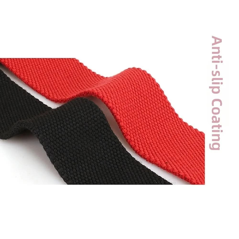 Adjustable Weightlifting Wrist Straps Non-slip Padded Wrist Support Straps Added Friction Comfortable Gym Lifting Straps