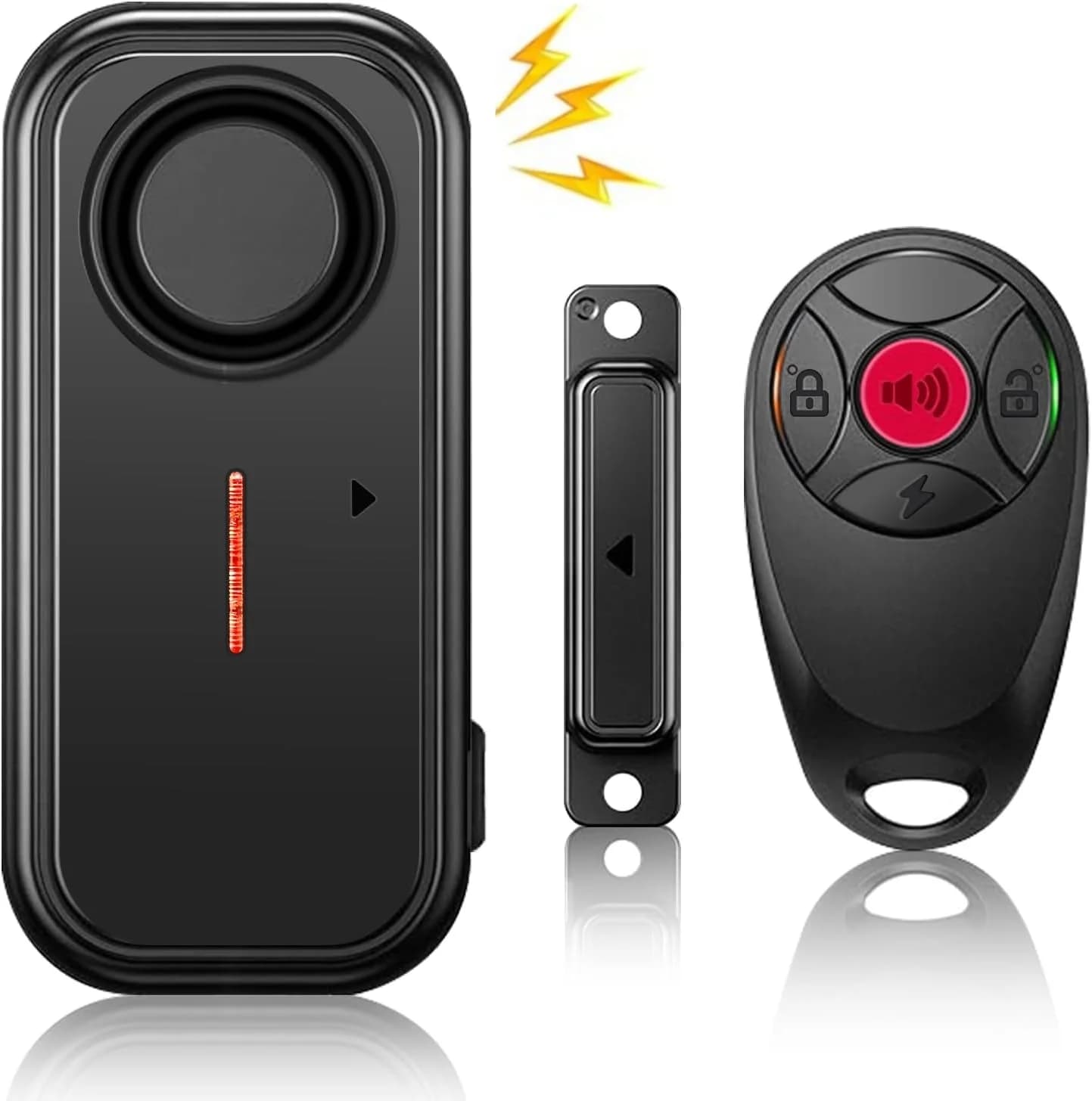 Sicurezza del sensore di allarme per porte e finestre esterne con telecomando Allarme antifurto Sensore magnetico Sistema di allarme per porte Protezione domestica