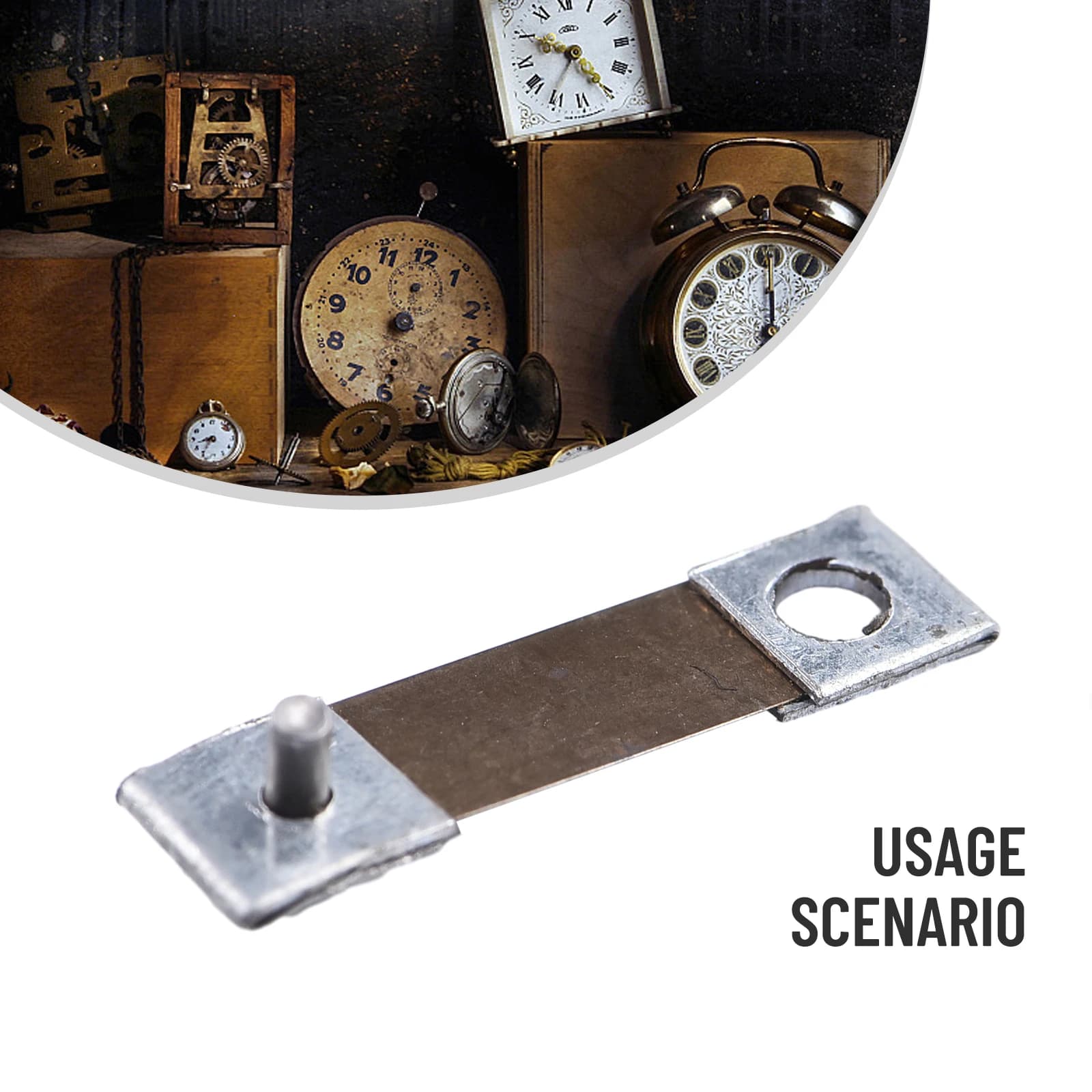 Molla oscillante meccanica a pendolo dell'orologio Per lo stile a foglia per orologi sospesi antichi, funzionamento dell'orologio stabile e liscio