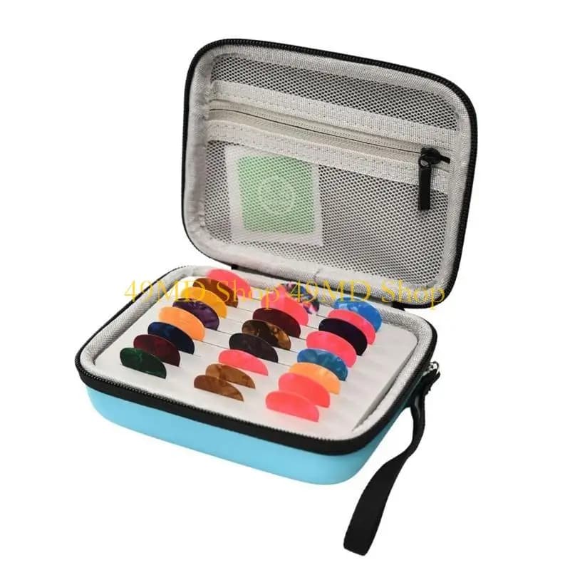 49MD Custodia per plettro per chitarra resistente agli spruzzi d'acqua Borsa antigraffio Custodia protettiva Borsa per