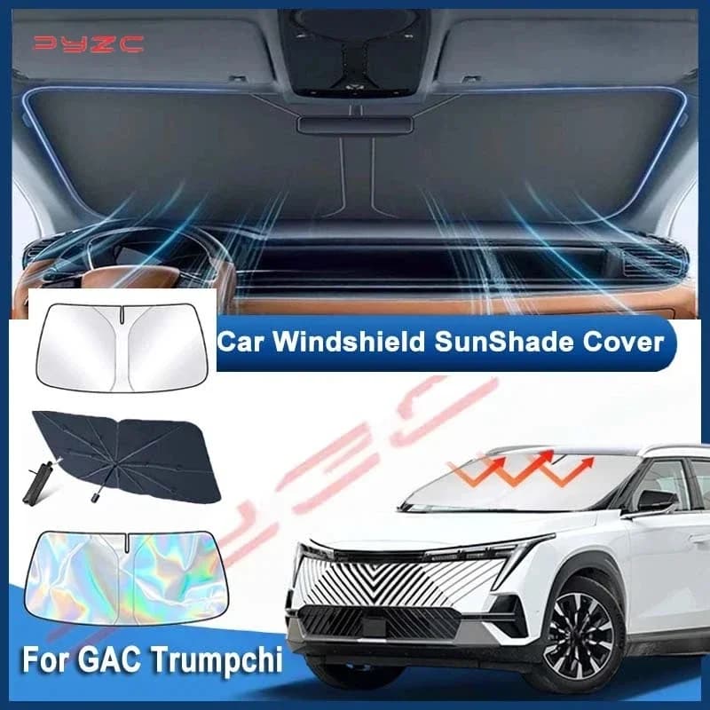 For GAC Trumpchi EMKOO 2022 2023 2024 2025 Car Windshield Sunshade Cover Anti UV Protection Auto Parts Accessories