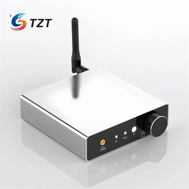 TZT WIMLIM C5 Lettore Chiavetta USB HiFi Lossless Decodificatore Audio ES9018 Ricevitore Bluetooth5.3 Uscita OPT/COAX/RCA