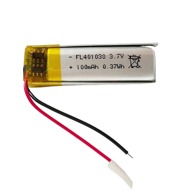 Nuova batteria ai polimeri di litio 3.7V 100mAh 401030 Bms protetta per auricolare Bluetooth penna di registrazione Selfie Stick GPS PDA MP3 MP4