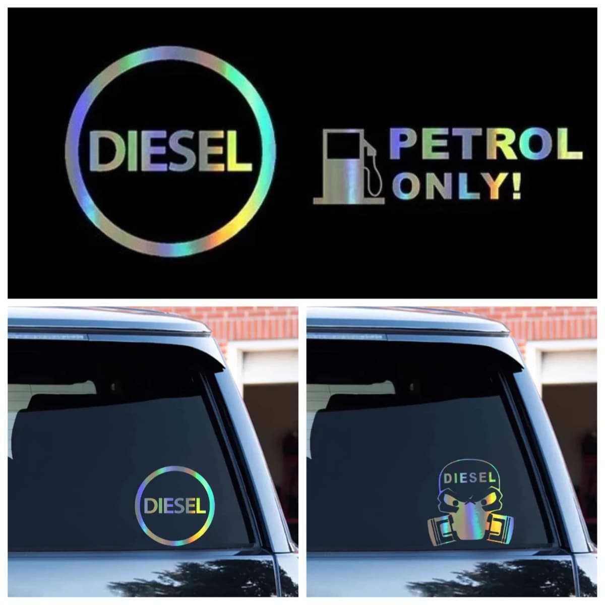 DIESEL Car Stickers ONLY DIESEL fuel decals and decals Fun ideas for car styling Waterproof solar protection PVC 15CM