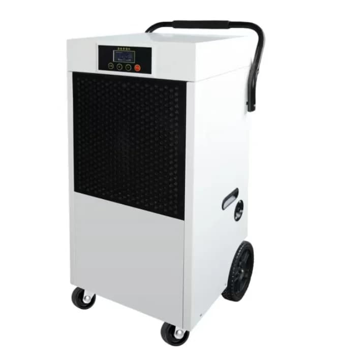 Deumidificatore 138L/D Deumidificatore commerciale mobile 138L ad alta efficienza energetica Deumidificatore commerciale Disumidificatore dal design verticale per carichi pesanti