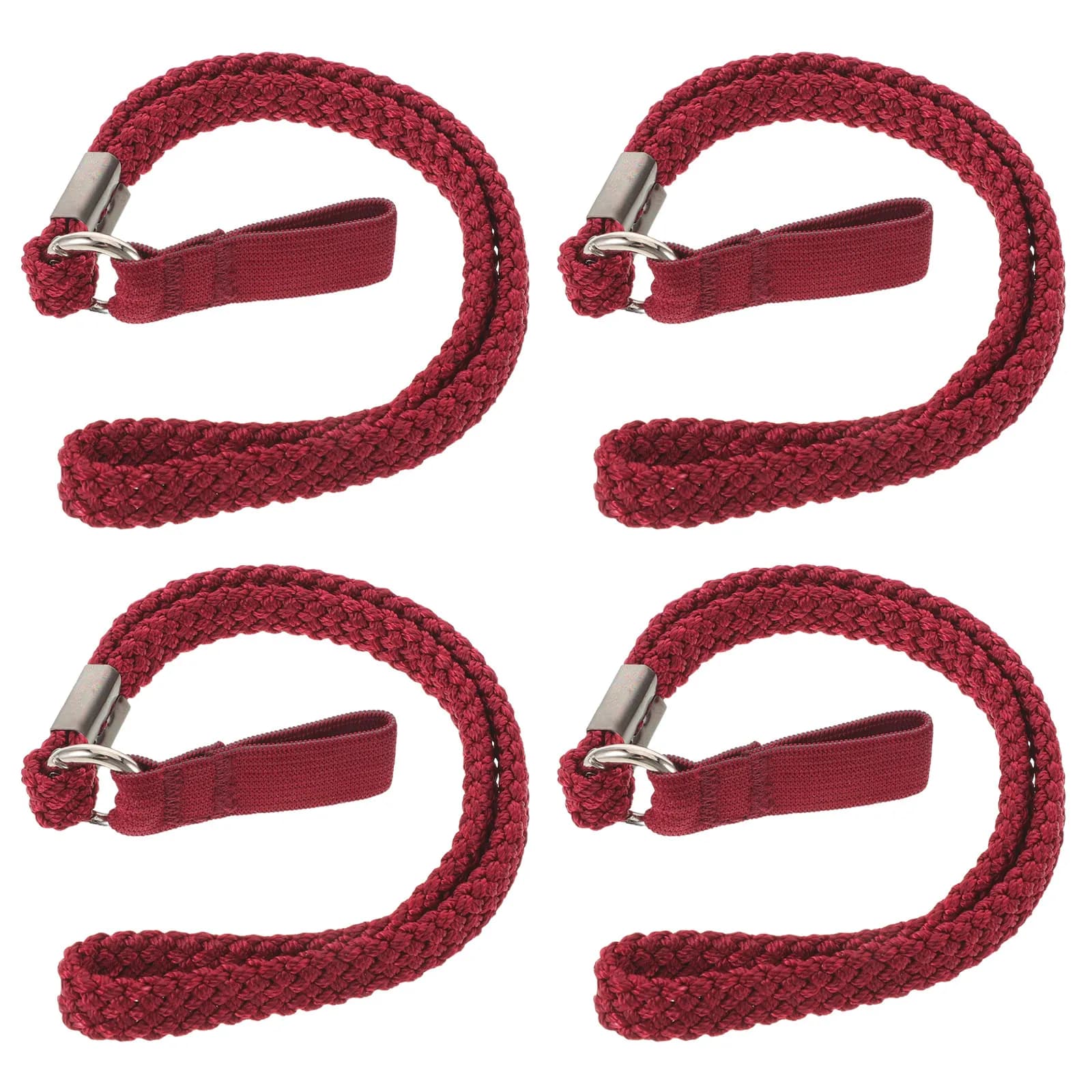 Set of 4 Wristbands for Trekking Sticks, Robusto Nylon Horn for Stroller Sticks, Senior Safety Support