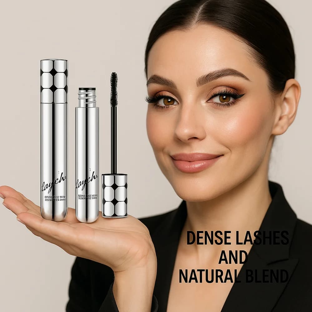 Anti-Watching Mascara, Waterproof, Without Cranes, Curved Effect, Long Duration, Stretch the Eyelashes, with Fibre Fillers