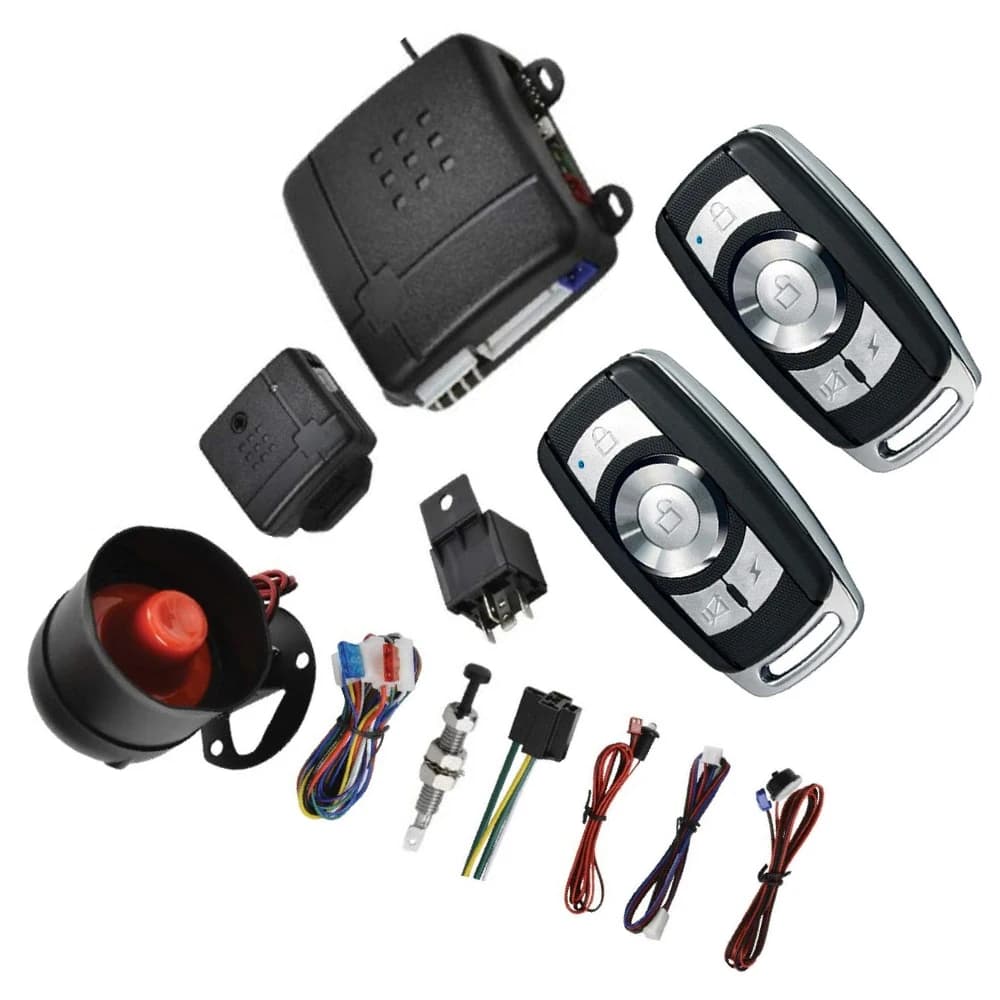 Kit universale per chiusura centralizzata auto con 2 telecomandi per varie berline, SUV e camion