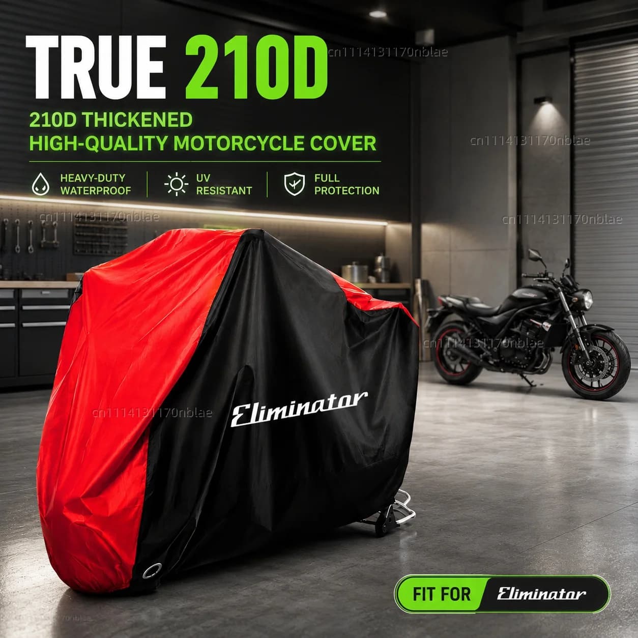 For eliminator 500 eliminator 500 se 210D Motorcycle Cover Waterproof All Season Dustproof UV Protection Moto Rain Cover