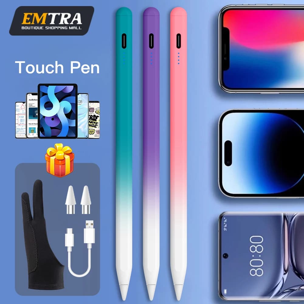 Penna stilo universale colore sfumato per tablet Android Windows telefono penna multicolore stilo capacitivo penna per pittura e scrittura