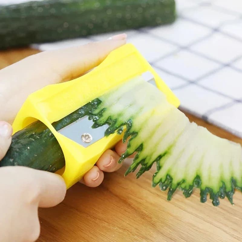 Beauty Tools Let You Cut The Cucumber Beauty Cucumber Slicing Sharpener Kitchen Accessories Peeled Fruit Curling