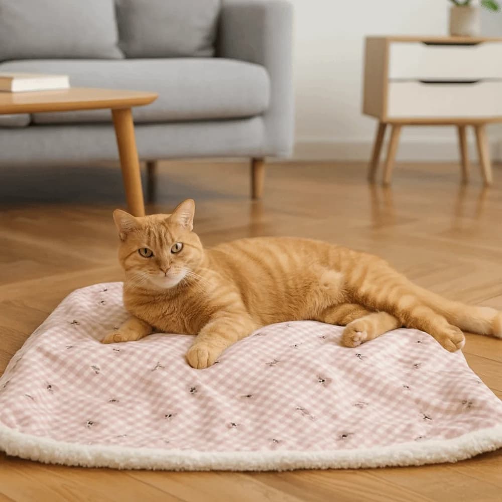 Tappetino per letto per cani Coperte per animali addensate Tappetino per gatti caldo cartone animato Tappetino per animali soffice invernale Autunno Inverno