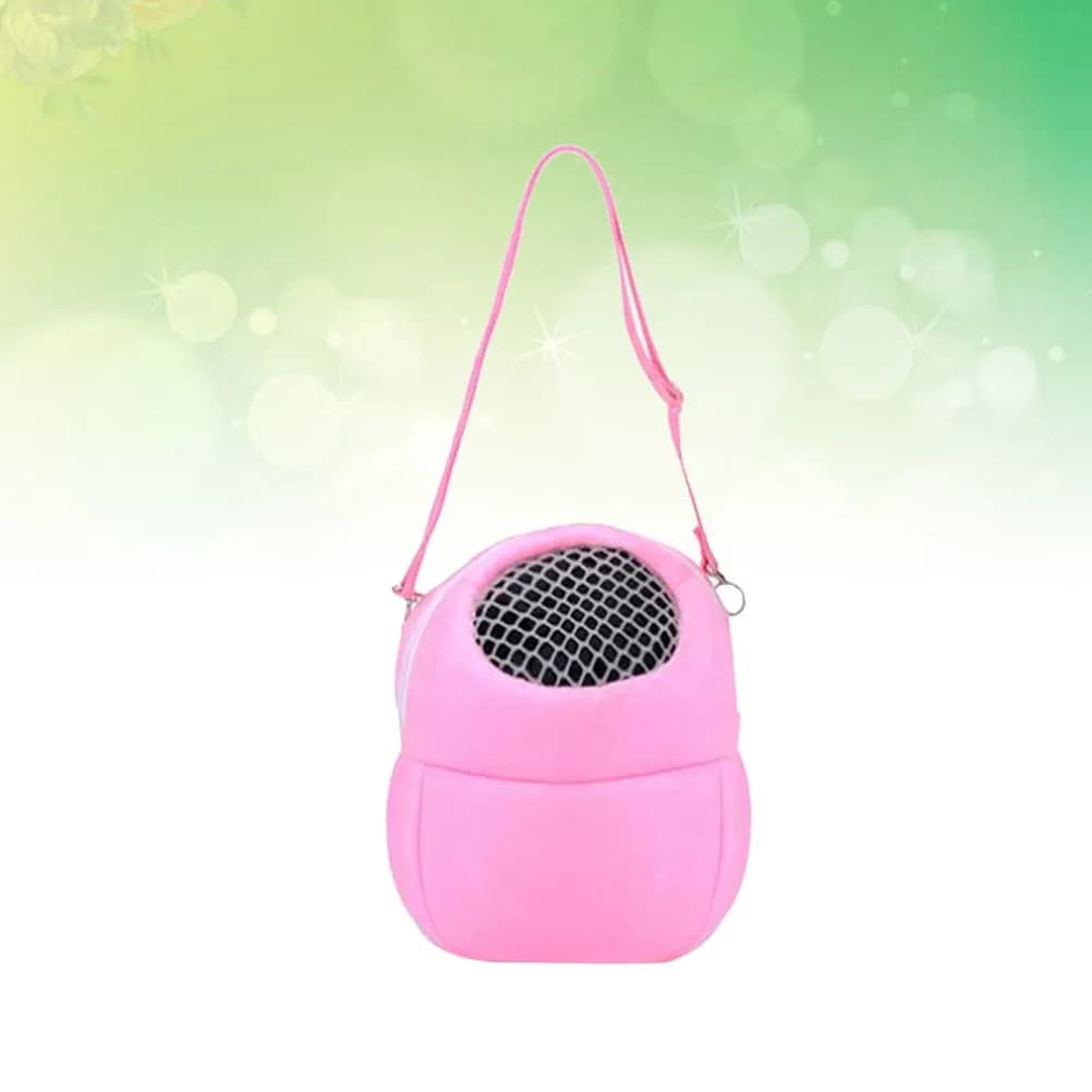 Borsa Trasportino Piccola per Animali Domestici, Portatile in Cotone Traspirante, Borsa a Tracolla da Esterno per Scoiattoli, Ricci, Pappagalli delle Noci, con Cinghie Regolabili