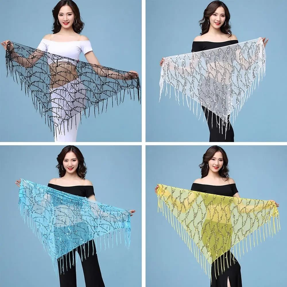 Sexy Tassels Show Costumes Dancer Skirt Hip Scarf Waist Chain Belly Dance Belt