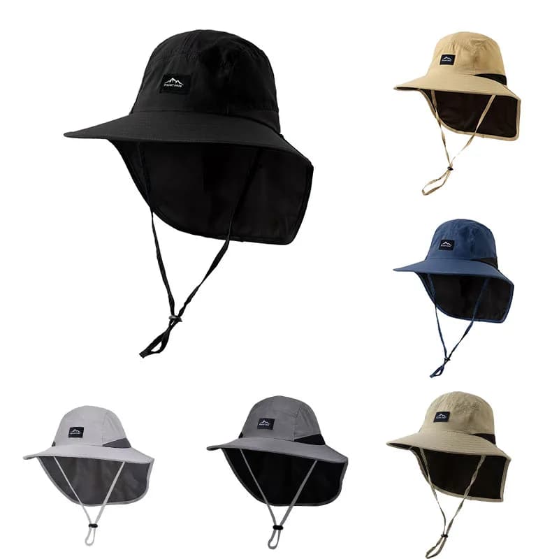 Cappelli da sole da esterno per uomo e donna, scialli estivi, cappelli da pescatore, pesca traspirante, campeggio, cappelli da trekking