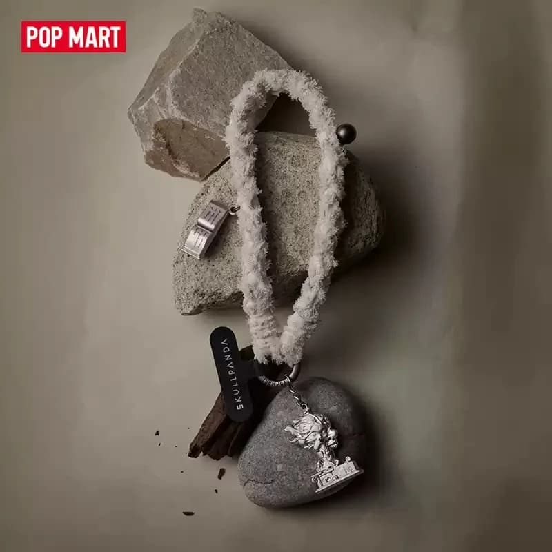 POPMART SKULLPANDA WHERE TIME DWELLS Series Phone Lanyard Mystery Unbox Bag Cute Kawaii Doll Anime Ornament Present Set