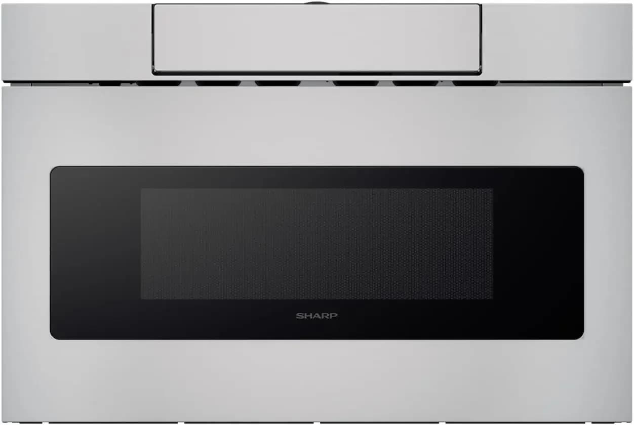 Forno a Microonde da Incasso, 24 Pollici, 1.2 Piedi Cubi, 950 Watt, Pannello di Controllo Nascosto con Display LCD Digitale, Acciaio Inossidabile