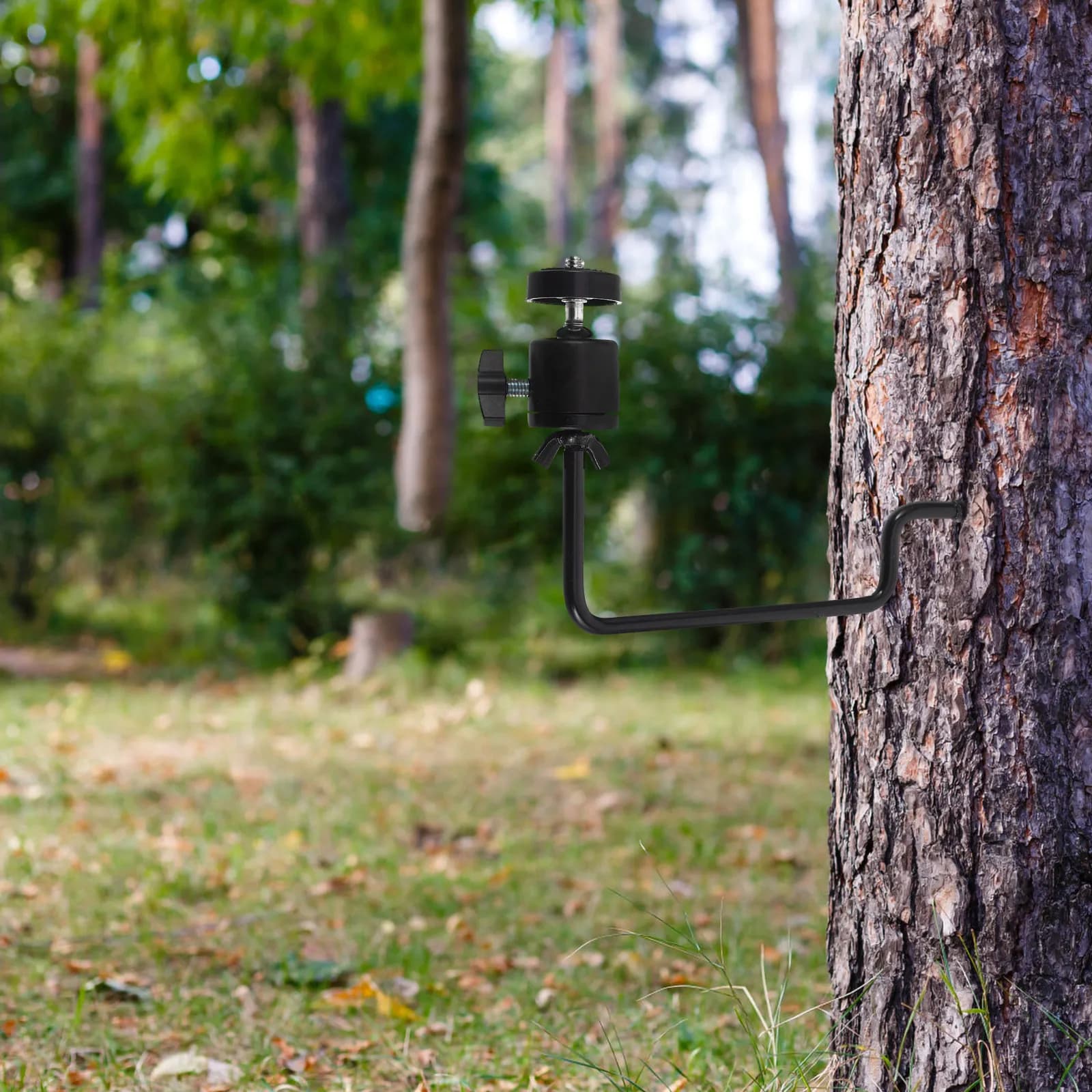 Supporto per Telecamera da Caccia 360° ° Supporto Girevole da Esterno per Telecamera da Caccia, Montaggio su Albero/Parete, Sicurezza, Fotografia Fauna Selvatica, Leggero