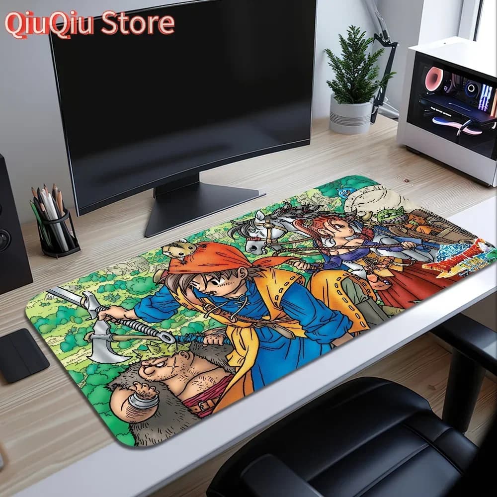 Gioco Dragon Q-Quest Journey Cursed King 8 S Tappetino per mouse Tappetino da scrivania grande Tastiera ergonomica per ufficio Gioco in gomma PC Antiscivolo Anti-filo