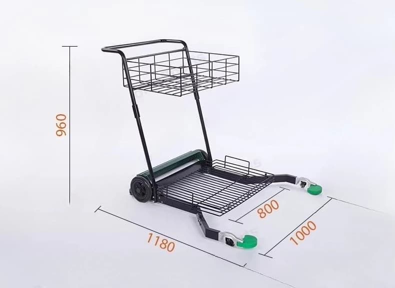 ONLYLONG PM-1 OEM Macchina Raccoglipalline da Tennis in Lega di Alluminio a Trazione Manuale Verde