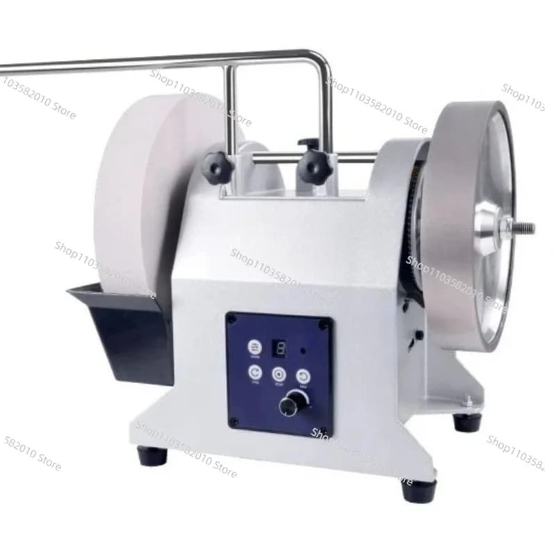 Compact Dual-Wheel Wet Sharpener, Water-Cooled Knife Grinding Machine for Home & Commercial Kitchens