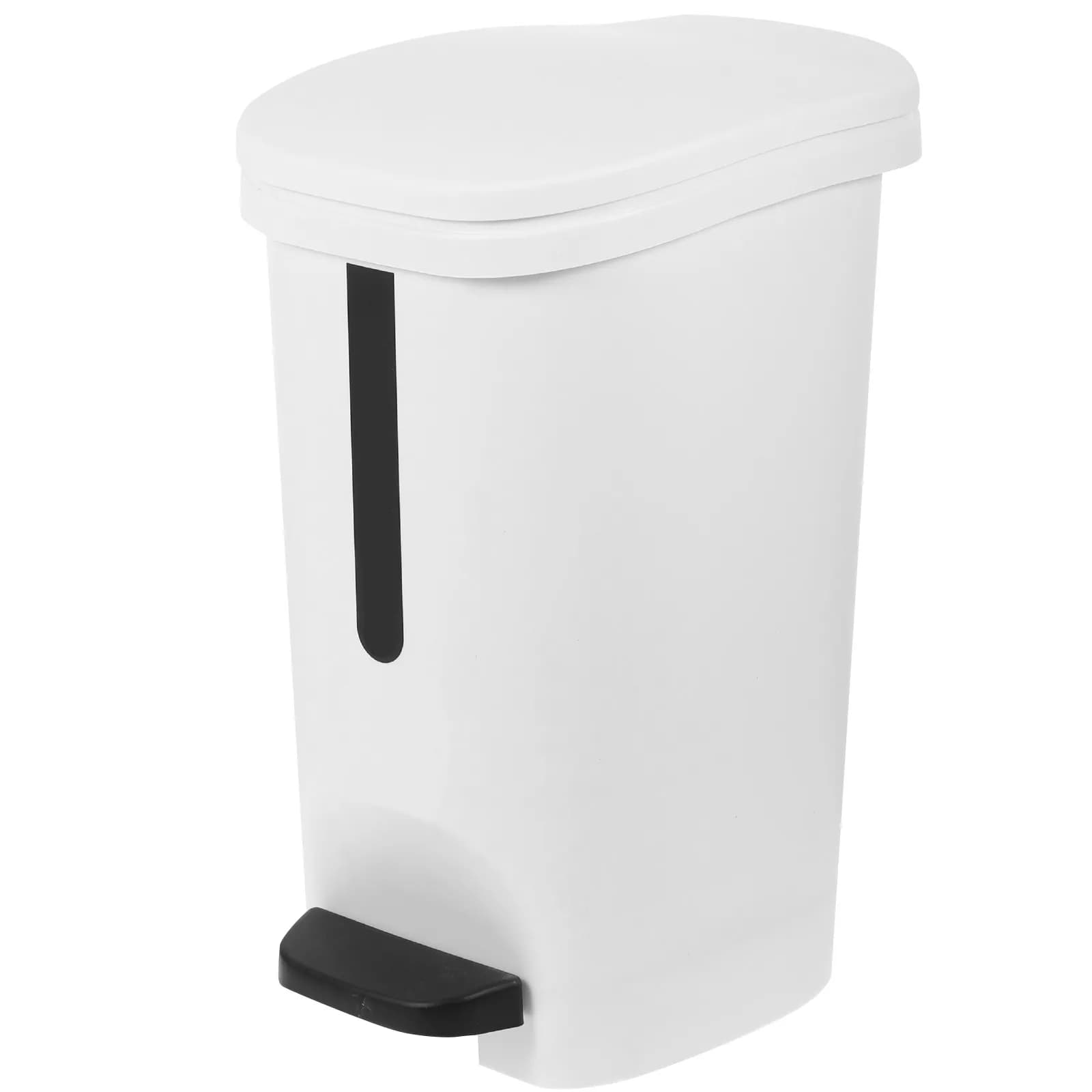 Contenitore per Rifiuti con Pedale 10L, Cestino Sigillato per Cucina e Bagno, Bidone della Spazzatura per Uso Domestico