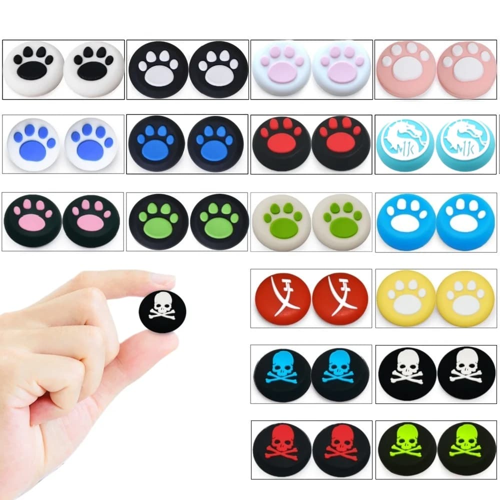 Cat's Paw Silicone ThumbStick Grip Cap Per Playstation 5 PS5/PS5 Slim/PS4 Xbox Series X/S ONE Controller Thumb grip caps copertura