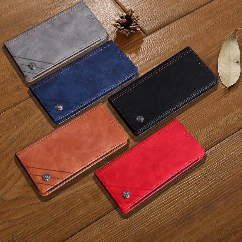 Custodia a Portafoglio in Pelle per Xiaomi Redmi 12 - Cover a Libro per Redmi 12 Versione Globale 4G e 5G