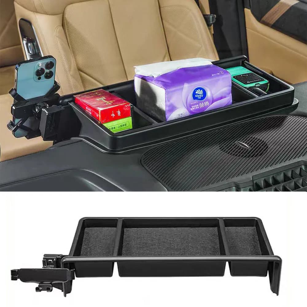 Supporto per telefono per auto Schermo di controllo centrale dedicato Scatola portaoggetti posteriore Accessori interni adatti per BYD Formula Leopard 8 2024 2025