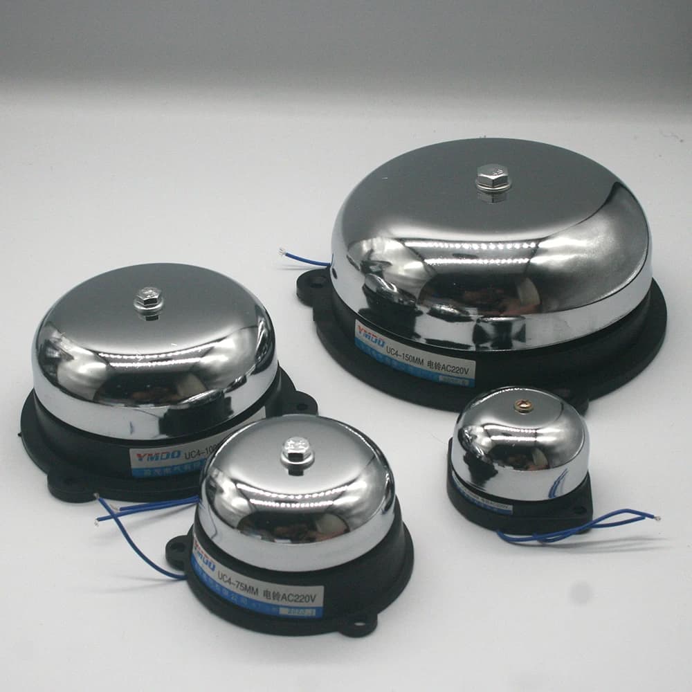 Campanello elettrico tradizionale 2/3/4/6 pollici AC220V Campanello di allarme ad alto DB Campanello per porta di alta qualità Fabbrica scolastica BeLL