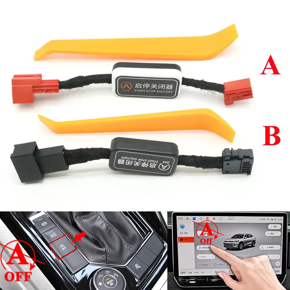 Device Remover Start-Stop System Automatic Cable Spin Control Sensor for Volkswagen VW Tayron 2019- 2026