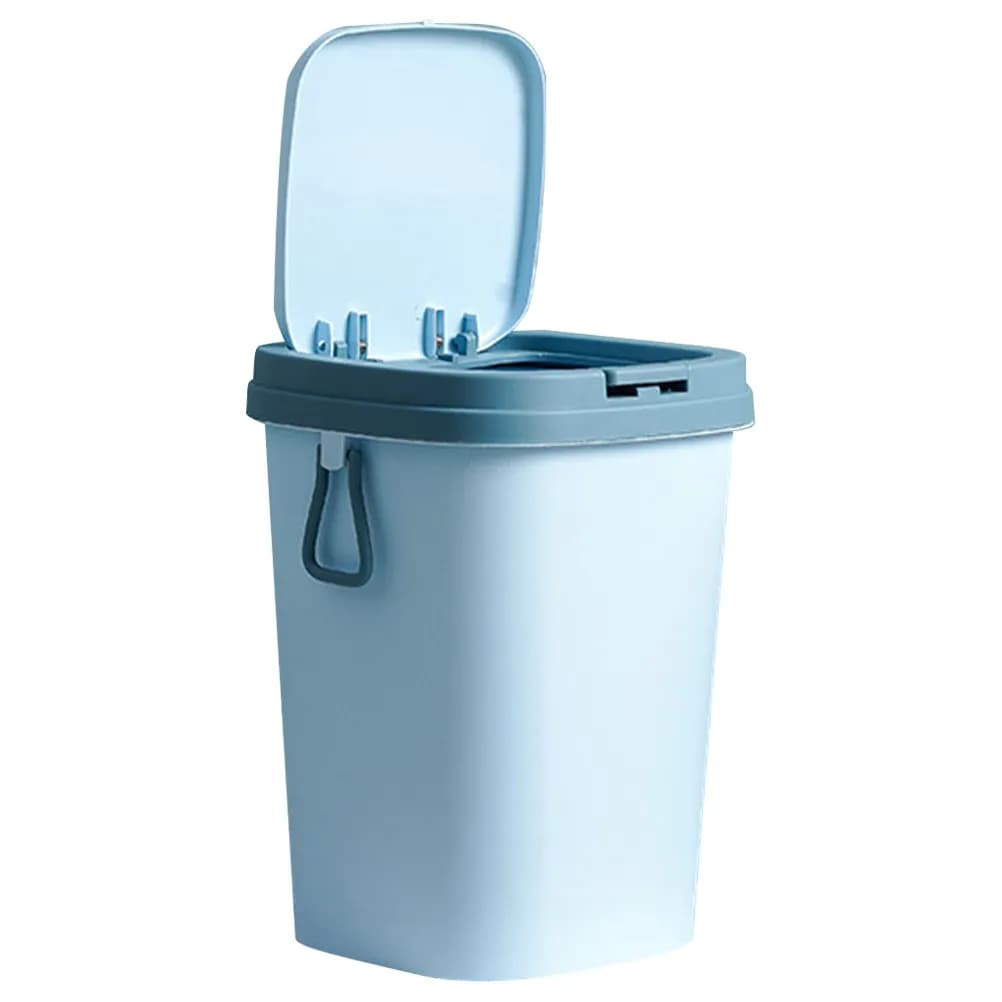 Cestino per Rifiuti Portatile da 5L con Coperchio, per Bagno, Cucina, Camera da Letto, Contenitore per Riciclaggio