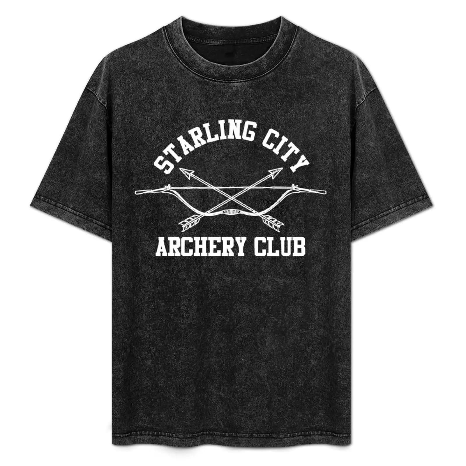 Starling City Archery Club – T-shirt Arrow, Ollie Queen, maglietta a maniche corte per prestazioni da corsa
